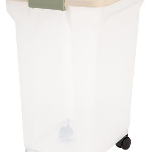 55 Quart WeatherPro Airtight Pet Food Container, Almond