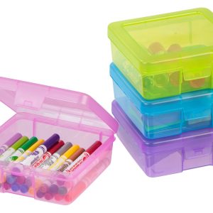 Small Modular Supply Case, 8 Pack, Assorted Colors