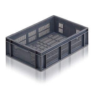 *Bundle of 5* 28L Ventilated Euro Stacking Container Original Totebox (600l x 400w x 150h mm)