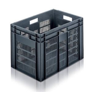 75L Ventilated Euro Stacking Container (600l x 400w x 400h mm)