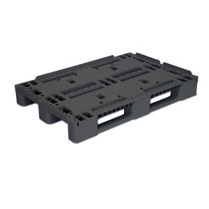 1200 x 800mm Industrial Pallet With Runners ﾨC Grey