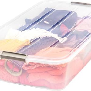 Under Bed Storage Box with Easy Slide Low-friction Disks - 12.5 gal. (50 qt.)