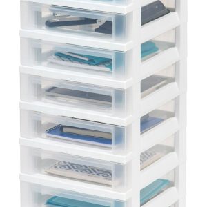 Storage Cart with Organizer Top - 10 Drawer