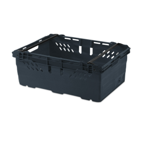 44L Heavy Duty Stacking & Nesting Crate Ventilated  (600x400x253mm)