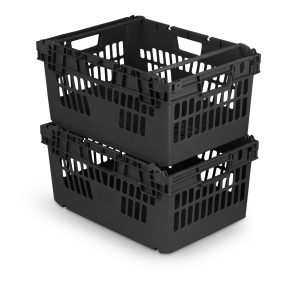54L Stacking & Nesting Crate Ventilated (600x400x300mm)